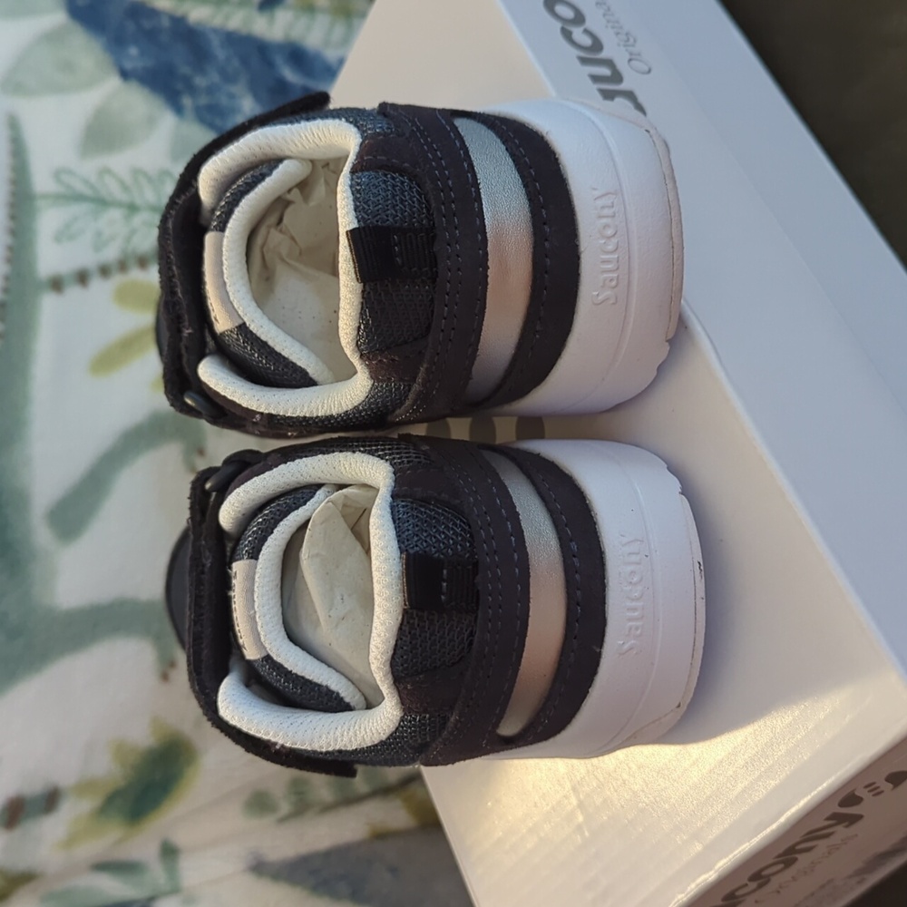 Saucony Originals Jazz Lite 2.0 - Navy and Silver - Picture 3 of 8